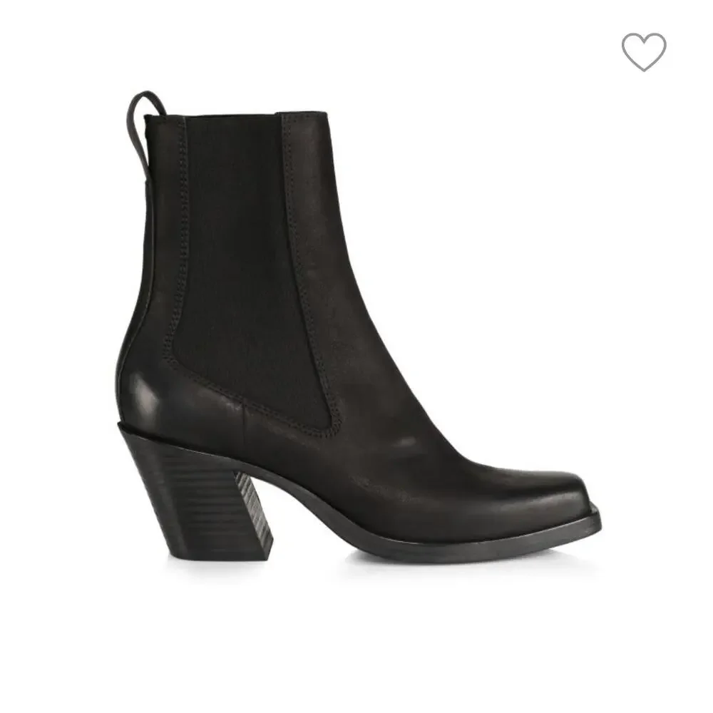 rag & bone Black Ankle Boots - Picture 8 of 8